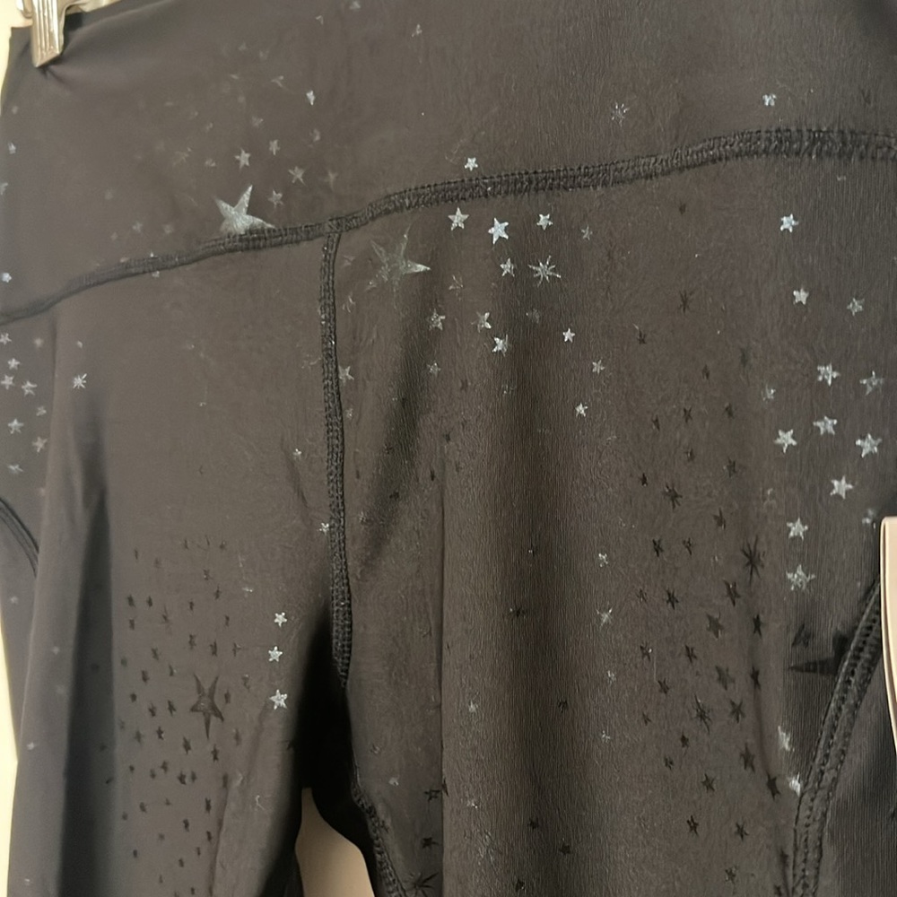 NWT - AVIA Women's Black Starry Leggings - Small - Picture 3 of 6